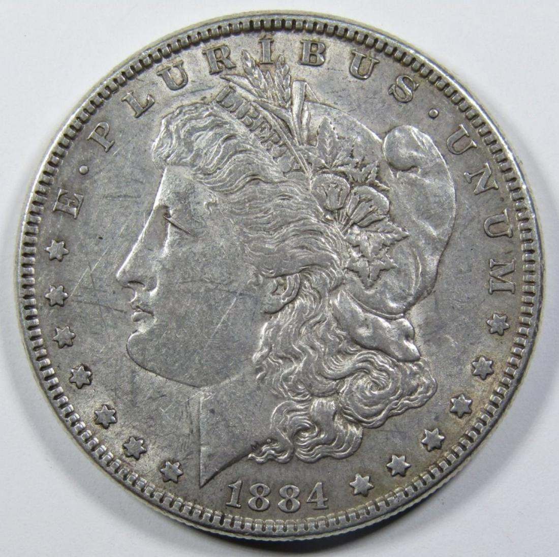 1884 MORGAN DOLLAR XF (1 of 2)