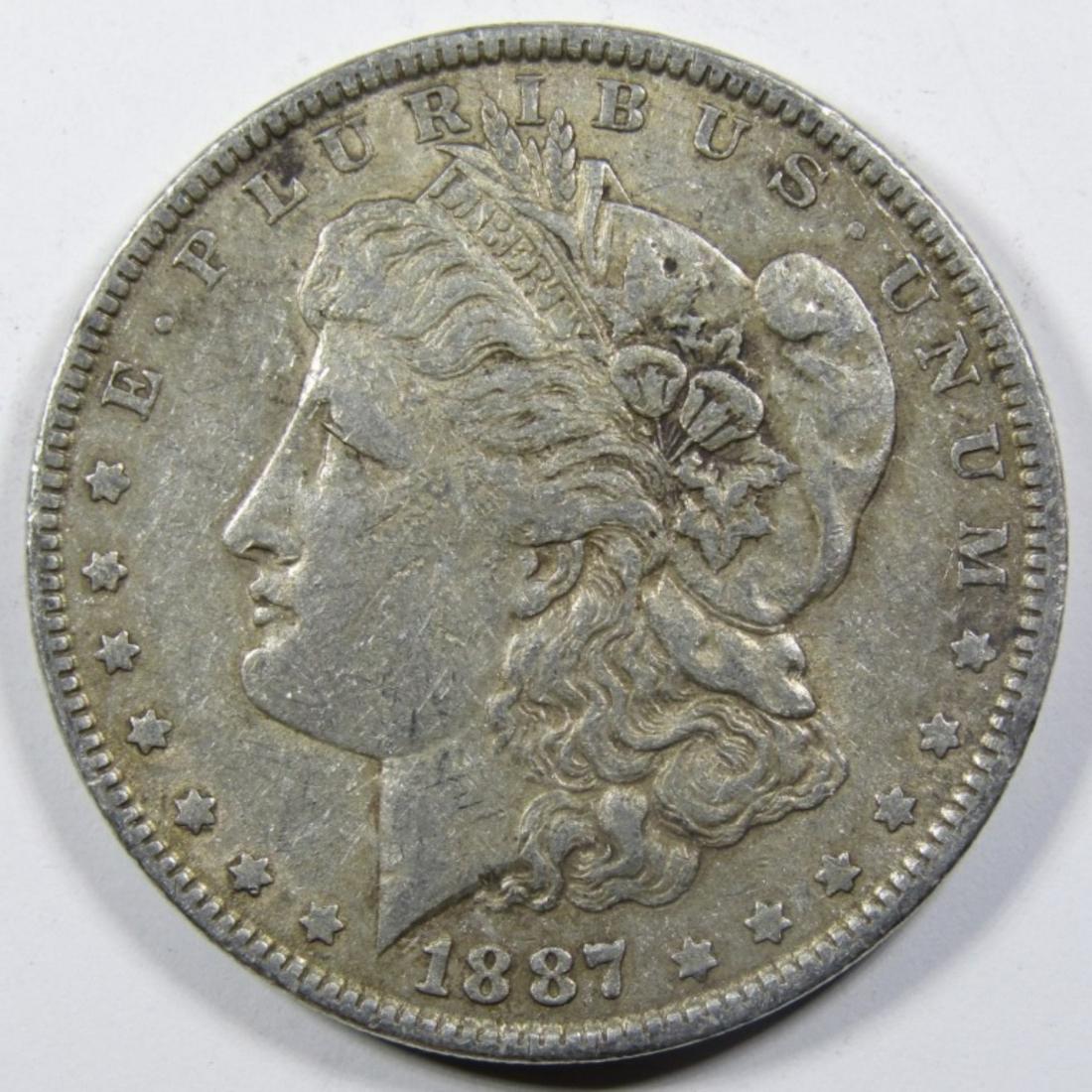 1887 MORGAN DOLLAR VF (1 of 2)