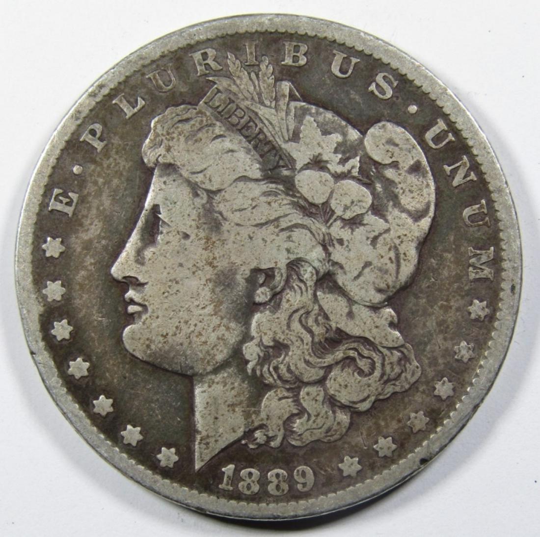 1889-O MORGAN DOLLAR F: ONE STOP SHOP FOR ANTIQUES, COLLECTIBLES, AND COINS