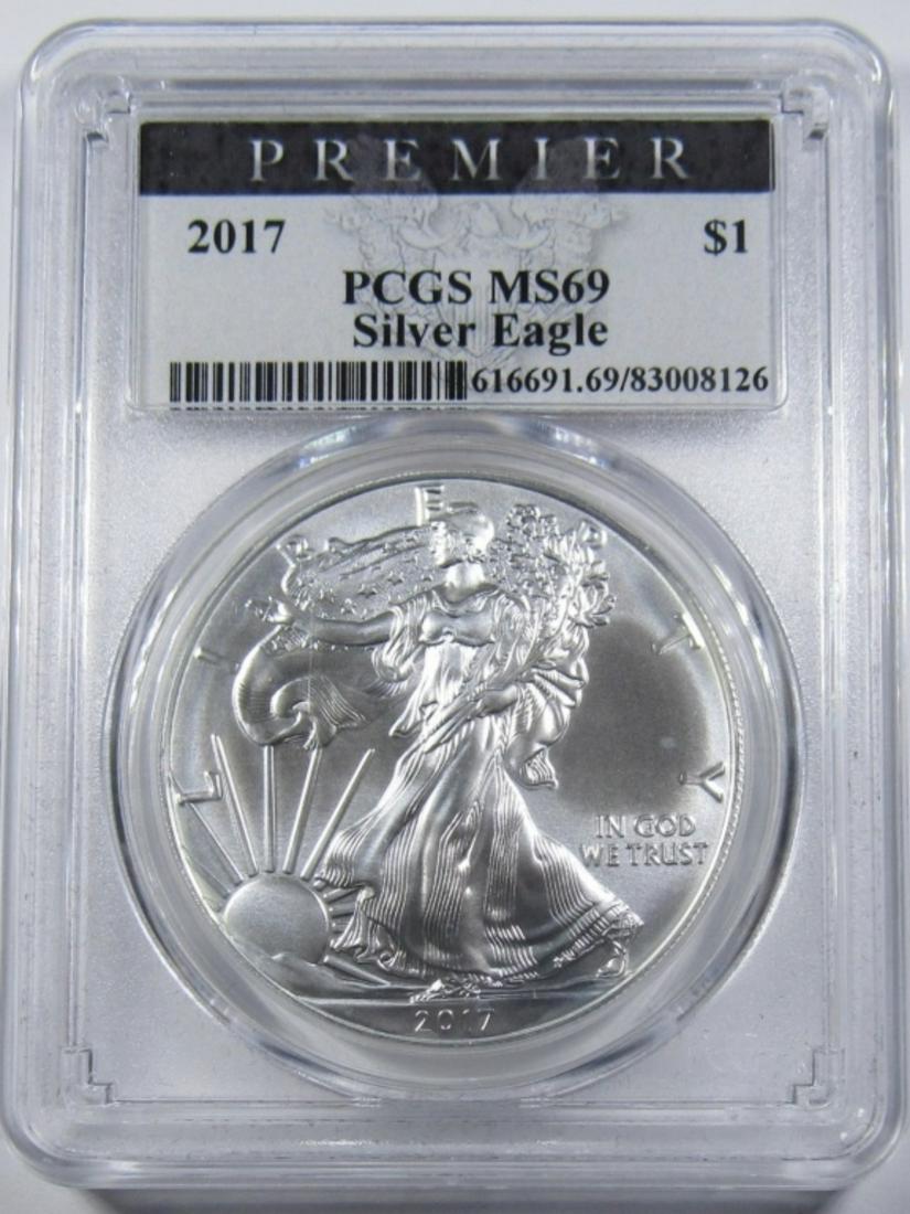2017 AMERICAN SILVER EAGLE NGC MS-69 (1 of 4)