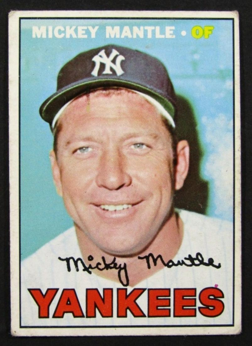 1967 TOPPS #150 MICKEY MANTLE VGEX (1 of 2)