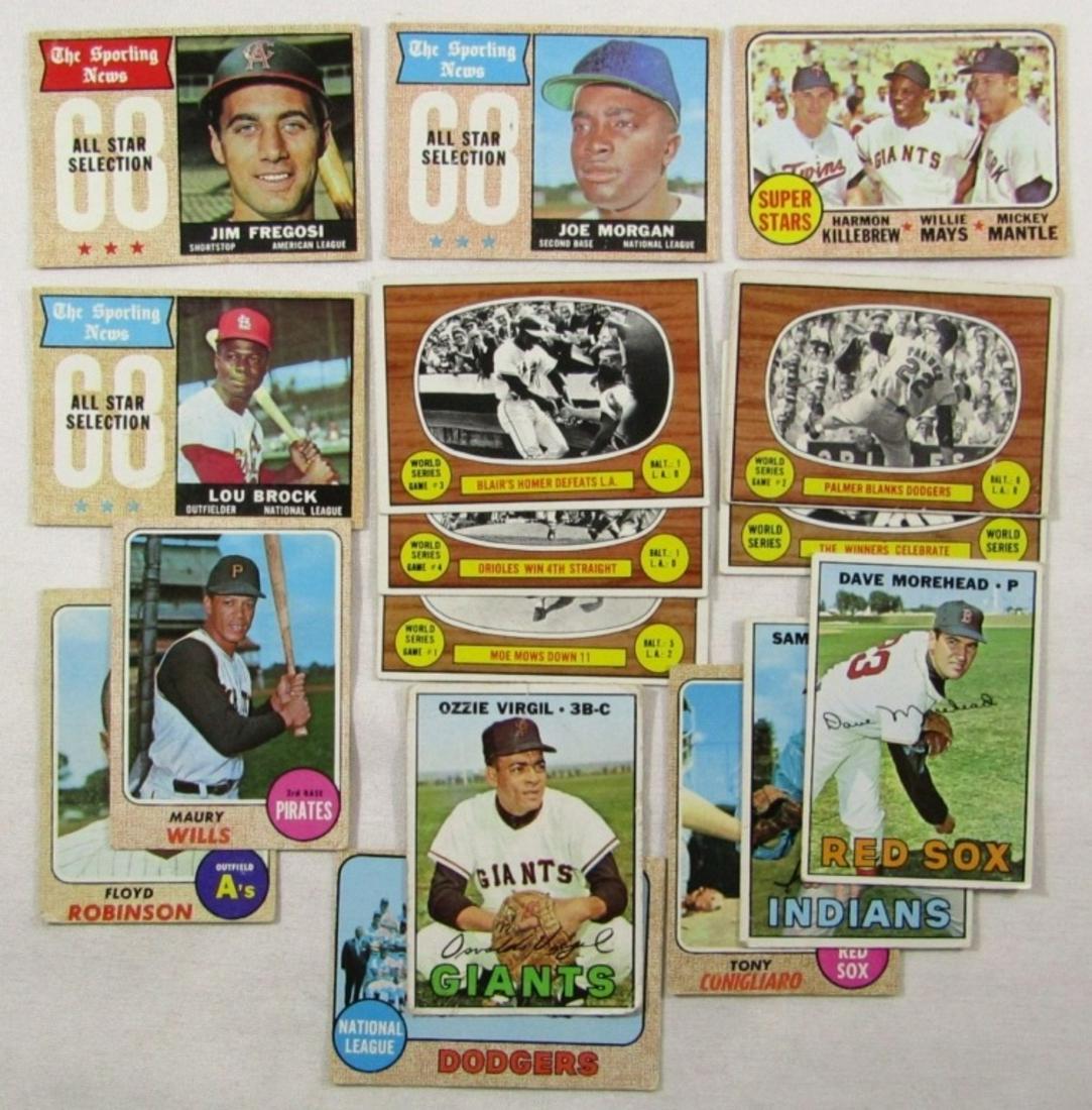 1967 & 1968 TOPPS CARD LOT w/KILL/MAYS/MANTLE (1 of 11)