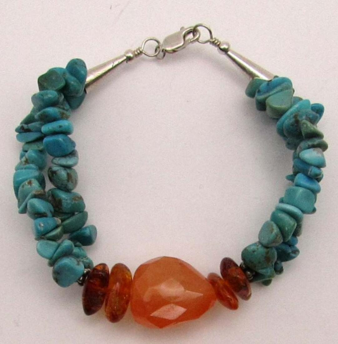SOUTHWESTERN DOUBLE STRANDED TURQUOISE (1 of 5)