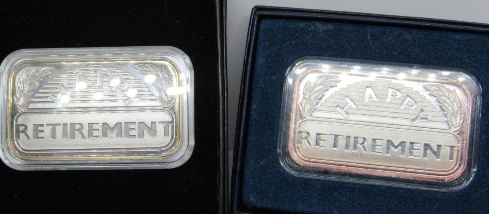 (2) ENGRAVED 1oz .999 SILVER BARS (1 of 5)