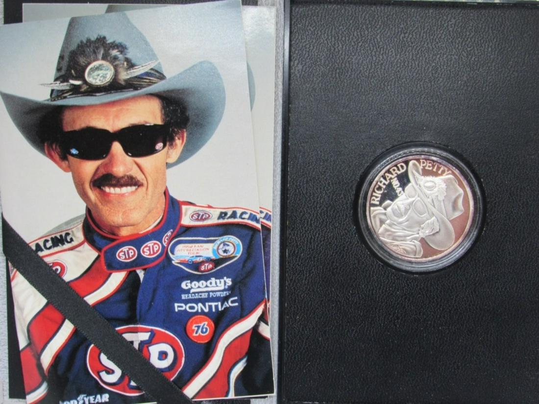 1992 RICHARD PETTY 1oz .999 SILVER MEDAL (1 of 4)