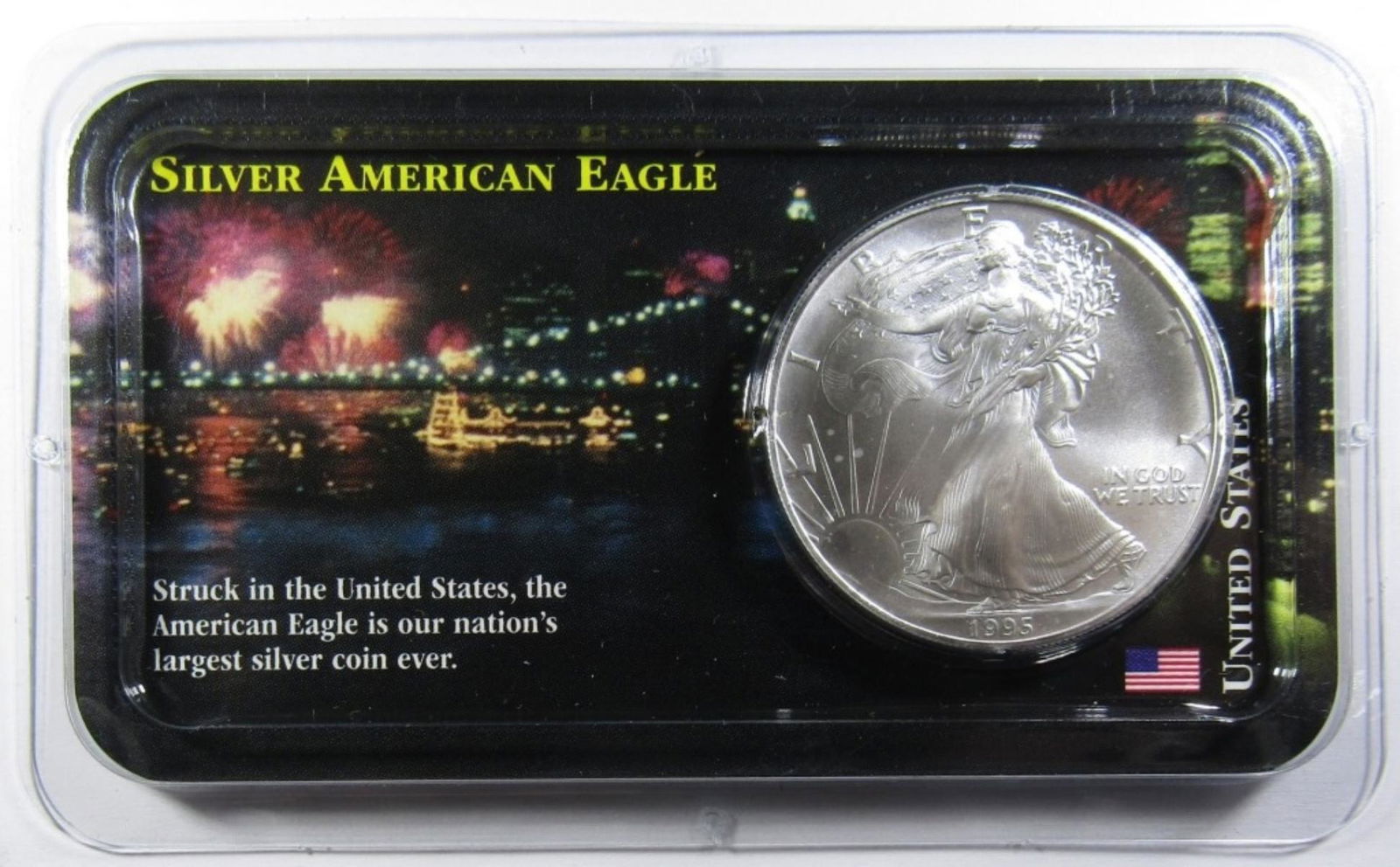 1995 SILVER EAGLE BU IN LITTLETON PACK (1 of 4)