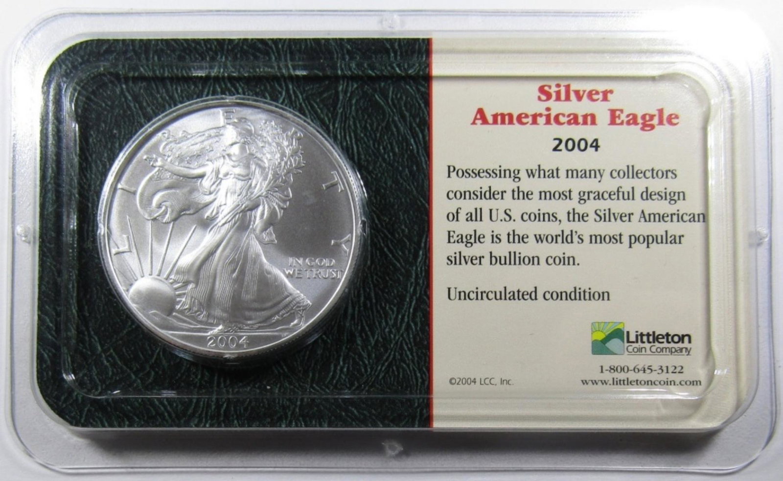 2004 SILVER EAGLE BU IN LITTLETON PACK (1 of 4)