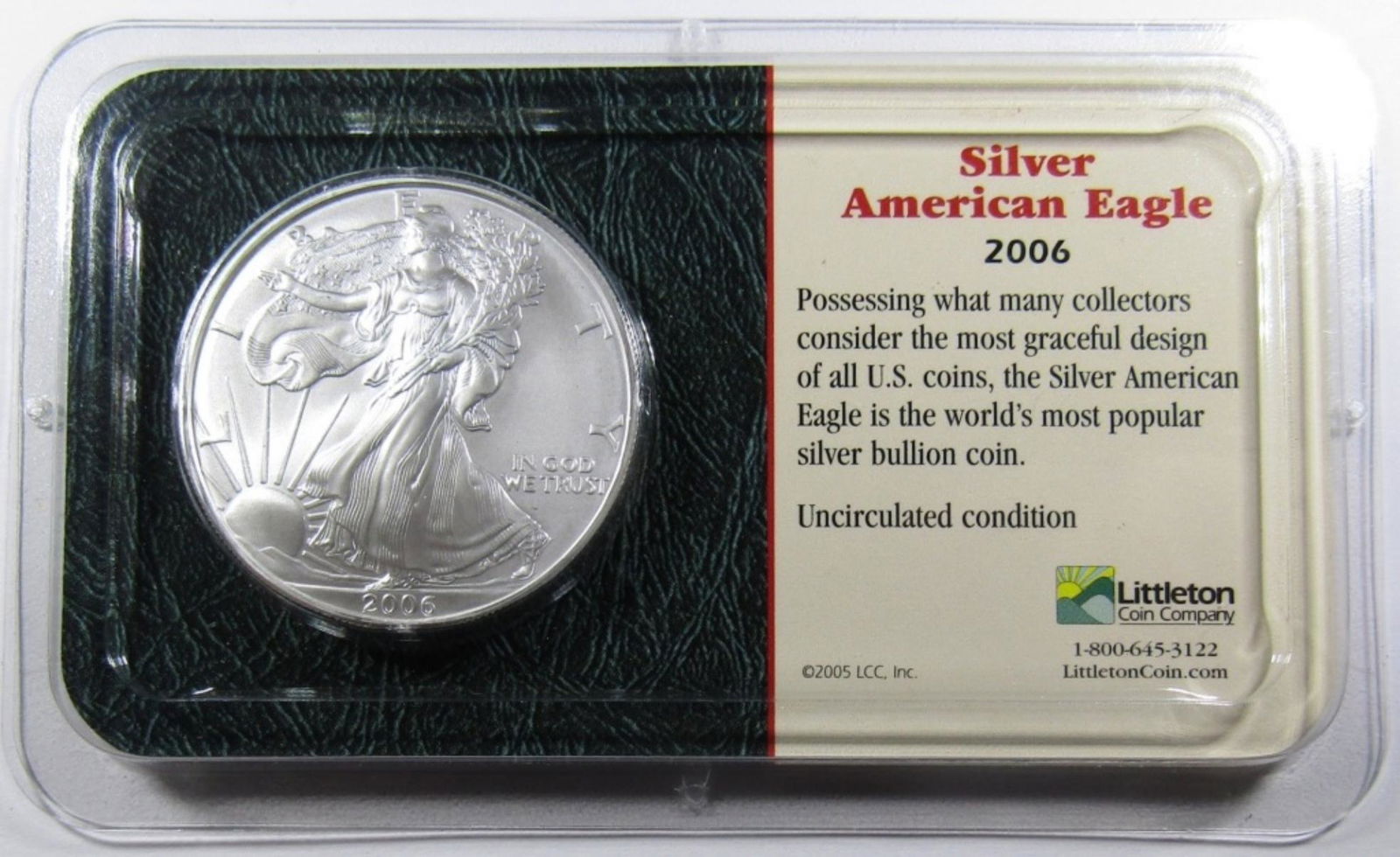 2006 SILVER EAGLE BU IN LITTLETON PACK (1 of 4)