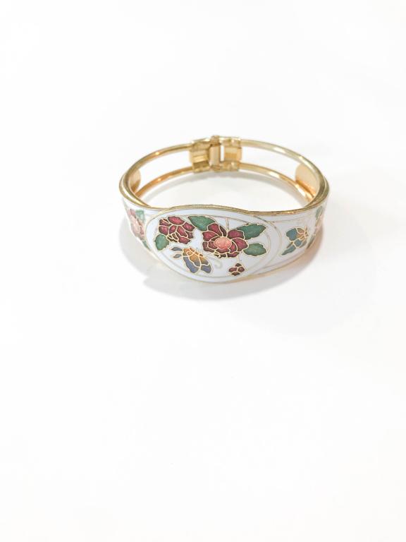 ROSES CLOISSONE BRACELET (1 of 2)