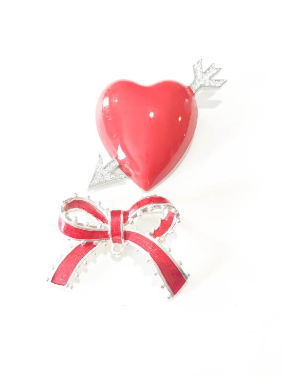 BOB MACKIE HEART BROOCH (1 of 4)