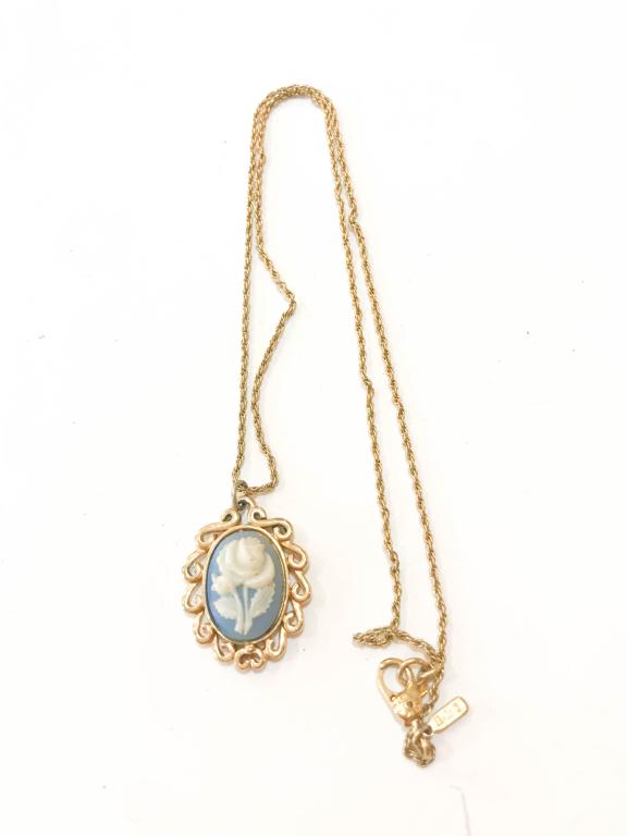 MONET CAMEO NECKLACE: MONET CAMEO NECKLACE