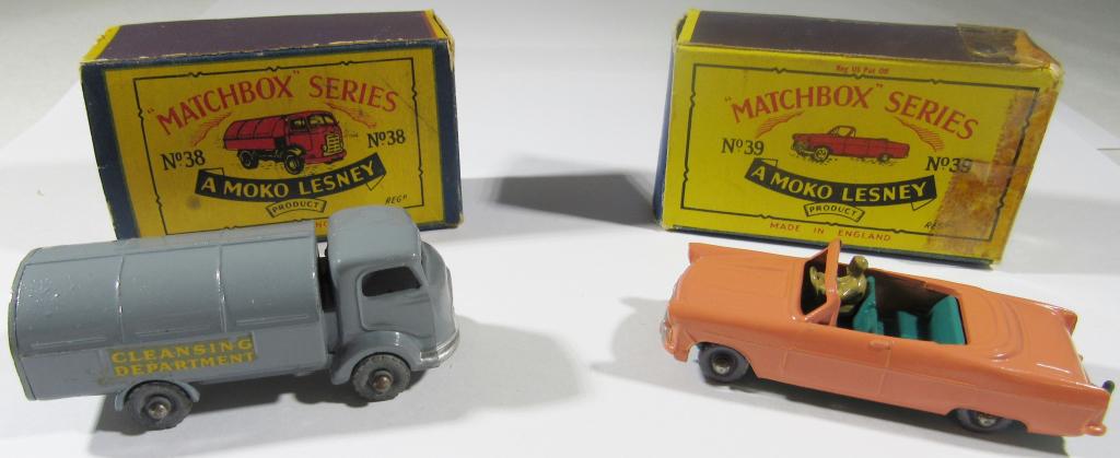(3) MATCHBOX SERIES No 38 &  39 A MOKO LESNEY (1 of 5)