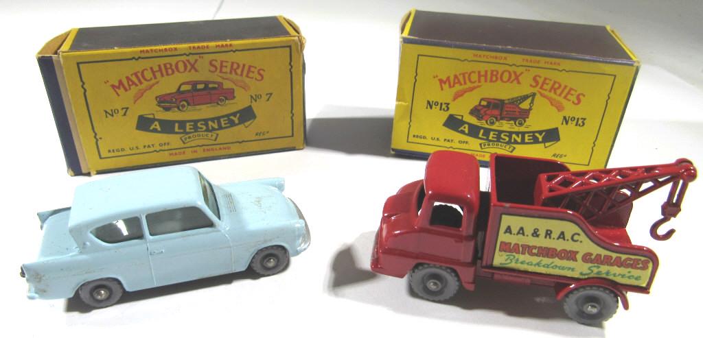 (2) MATCHBOX SERIES No 7 & 13 A LESNEY (1 of 5)