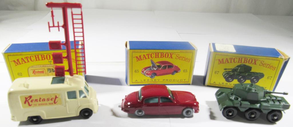 (3) MATCHBOX SERIES No 62, 65, 67 LESNEY (1 of 4)