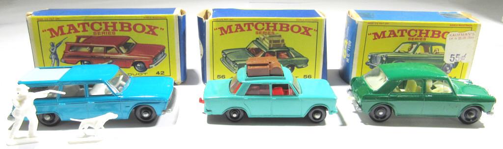 (3) MATCHBOX SERIES No 42, 56, 64  LESNEY (1 of 4)