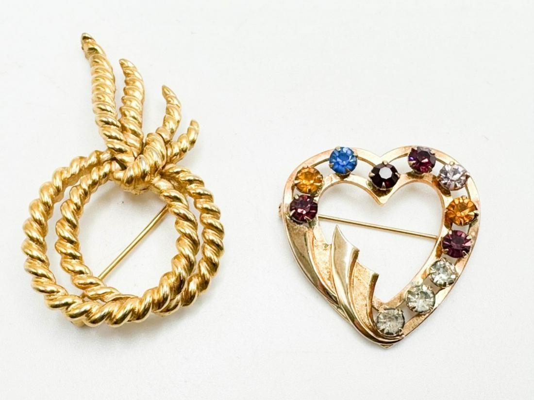 2 TRIFARI CROWN BROOCHES (1 of 2)