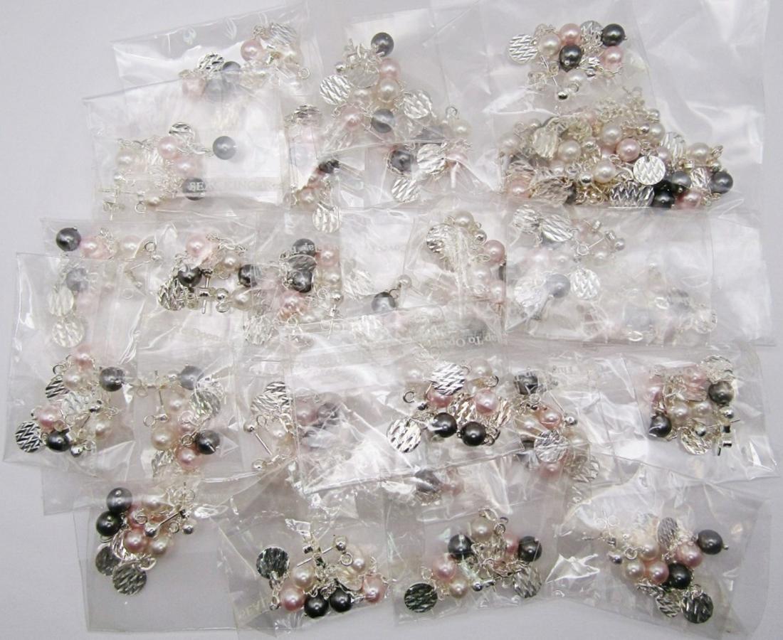 (28) PAIR STERLING EARRINGS - NEW STOCK (1 of 4)