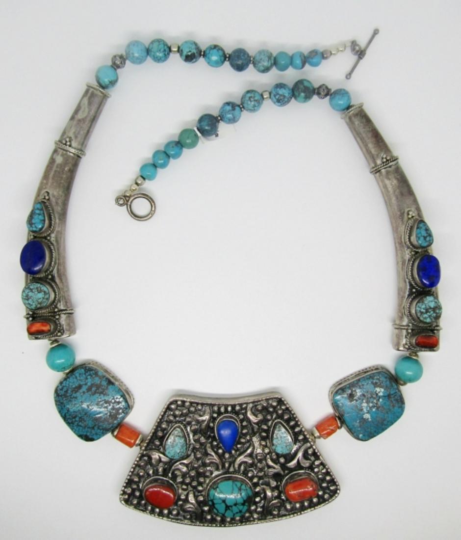 Sterling Tribal Necklace - Stunning Piece! (1 of 5)