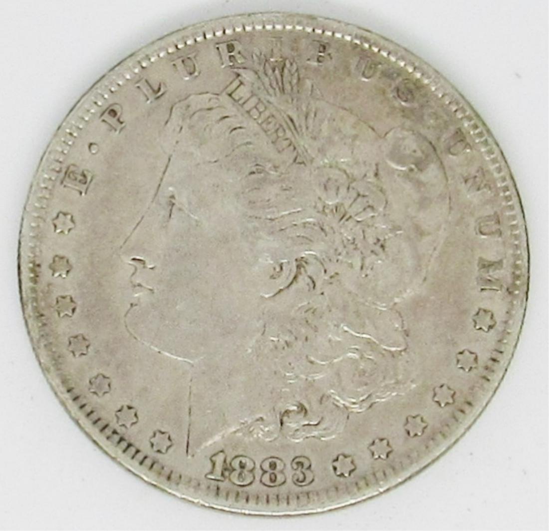 1883 MORGAN DOLLAR VF: TOP RATED AUCTION HOUSE