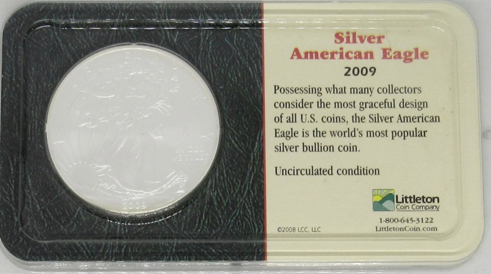 2009 SILVER EAGLE BU IN LITTLETON PACK (1 of 2)