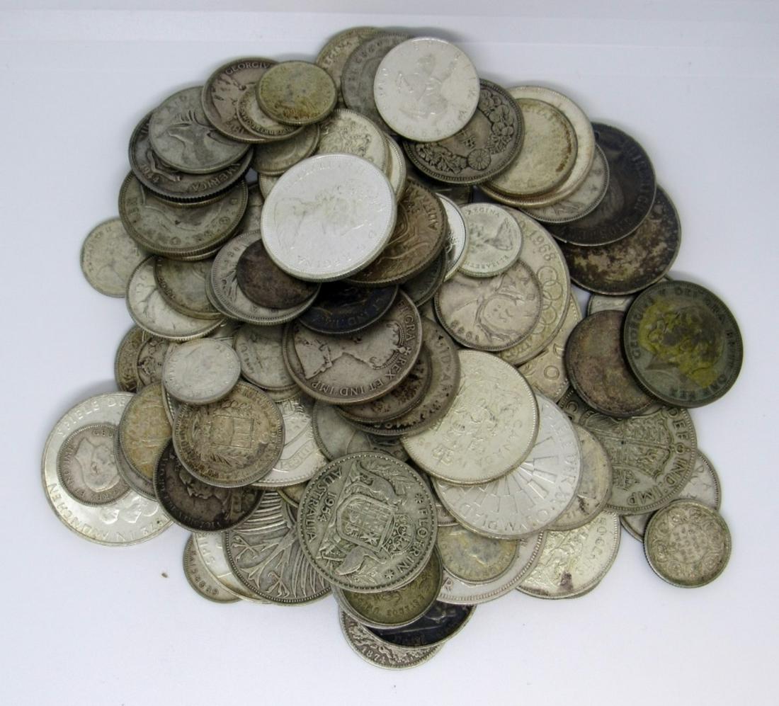 1.5 POUNDS MIXED FOREIGN SILVER (1 of 1)