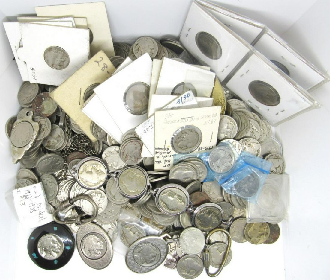 500 NO DATE BUFFALO NICKELS (1 of 2)