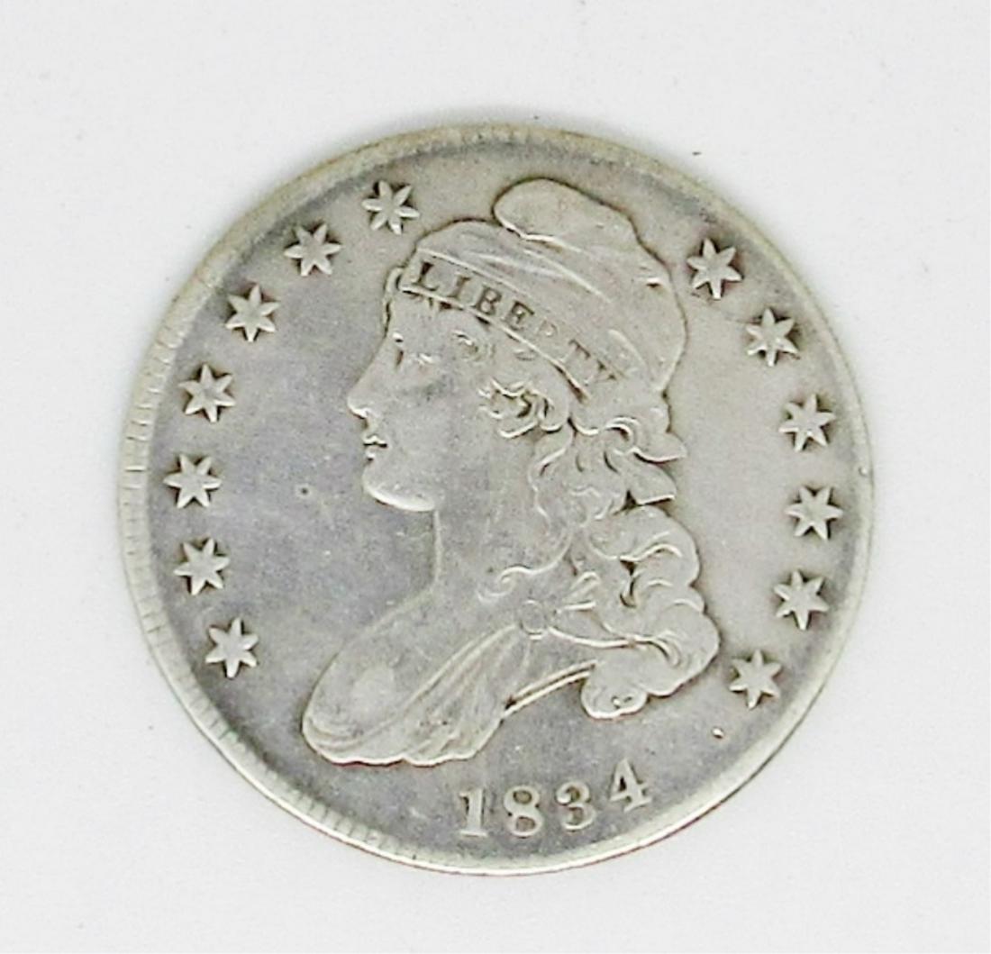 1834 CAPPED BUST HALF DOLLAR (1 of 2)