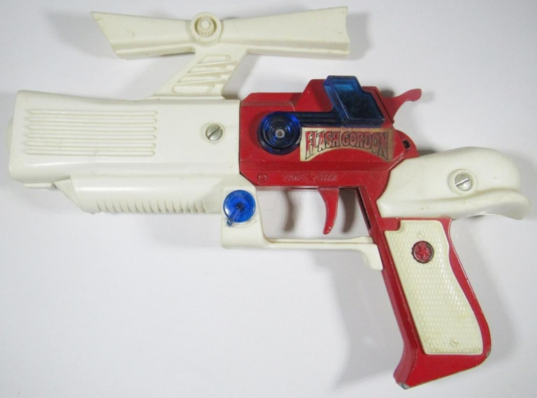 Flash Gordon 1981 film Lone Star: diecast space raygun cap gun - WORKING