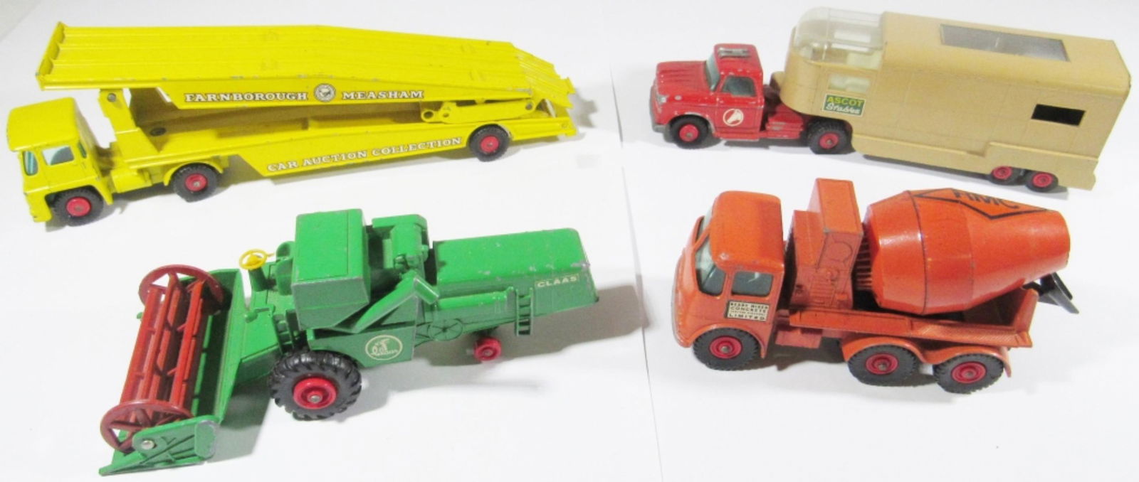 (4) MATCHBOX KING SIZE TOYS - VINTAGE LOT: K-8 needs light repair, K-9 K-13 & K-18