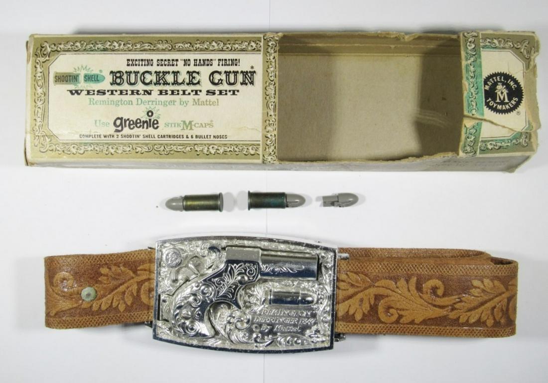 1950's REMINGTON DERRINGER WESTERN BELT SET: in ORIGINAL BOX - WORKING CONDITION
