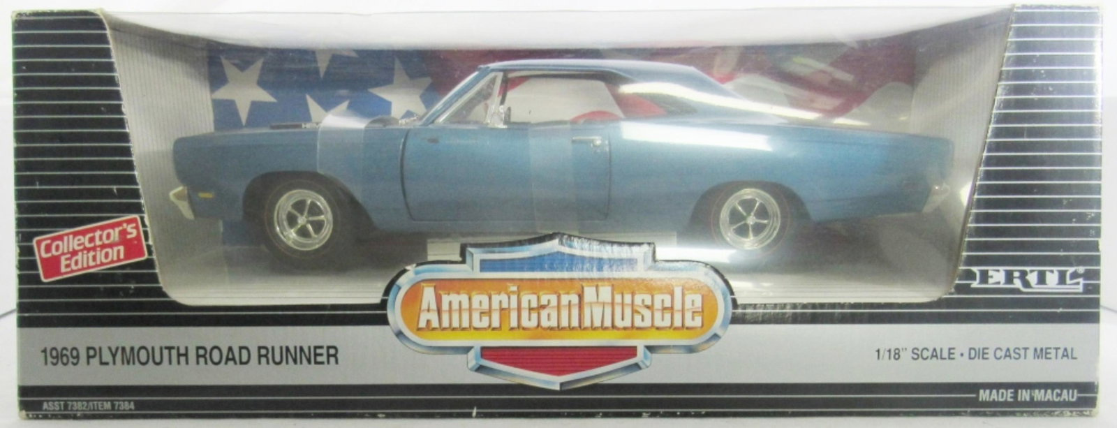 Ertl American Muscle 1969 Plymouth Road Runner: 1:18 Collectors Edition Sealed