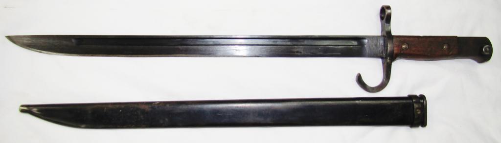 Original WWII Japanese Type 30 Arisaka Bayonet: Japanese Type 30 Bayonet and Scabbard with Marking "9-89-65"; Good Condition!
