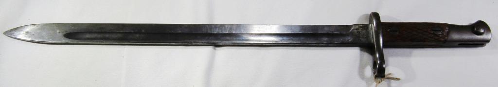 Artilleria FCA Nacional Toledo Spain M1913 Mauser: Bayonet, Toledo Spain; Marked 2024 D; Blade Length 15 3/4" - Overall Length 20 5/8".