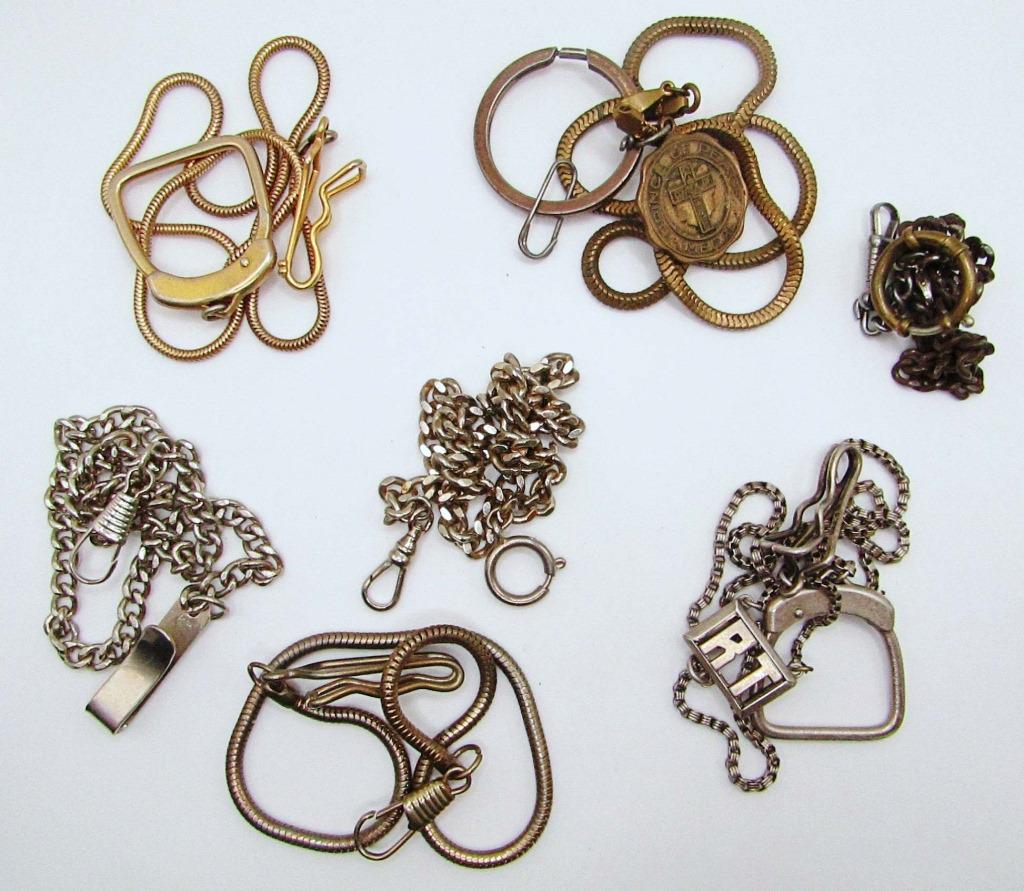 (7) POCKET WATCH CHAINS (1 of 4)