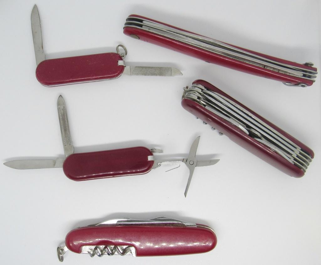 (5) CAMPING / FISHING / UTILITY KNIFE LOT (1 of 8)