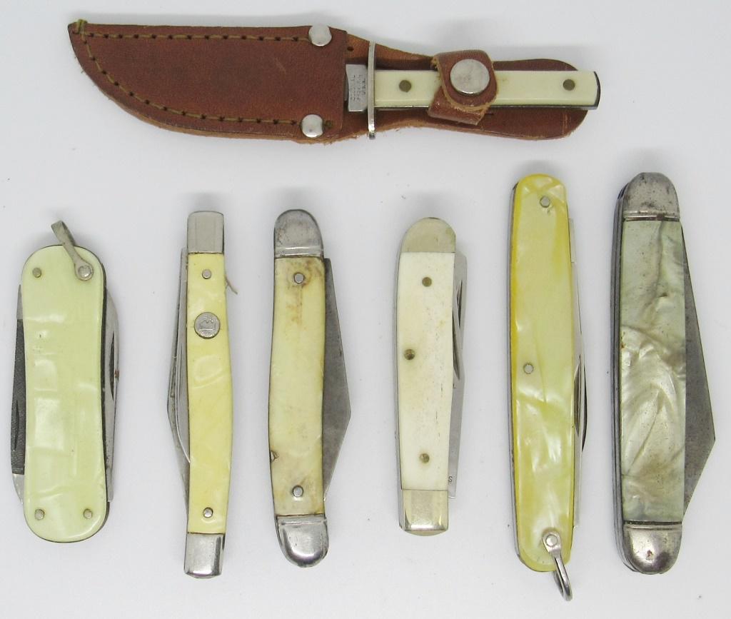 (7) VINTAGE POCKET KNIVES - VARIOUS BRANDS (1 of 5)
