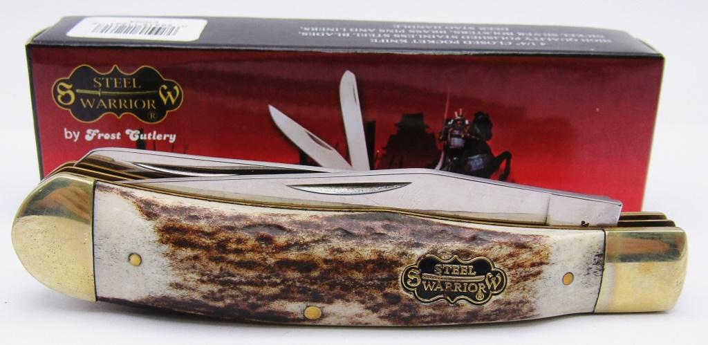 Steel Warrior 2 Blade Trapper PocketKnfie (1 of 9)