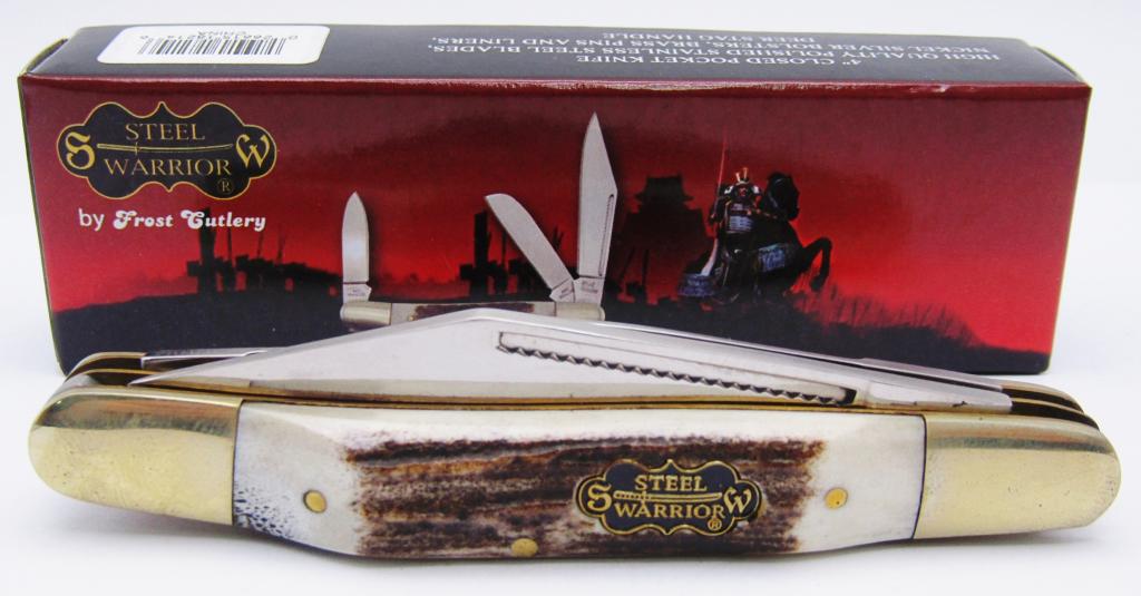 Steel Warrior 3 Blade Wrangler Pocket Knife (1 of 8)