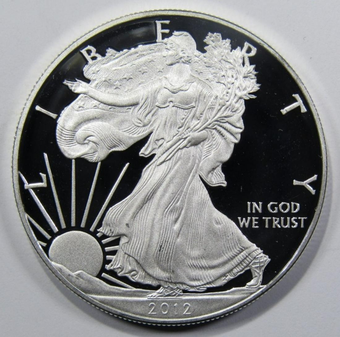 2012-S PROOF AMERICAN SILVER EAGLE: ONE STOP SHOP FOR ANTIQUES, COLLECTIBLES, AND COINS