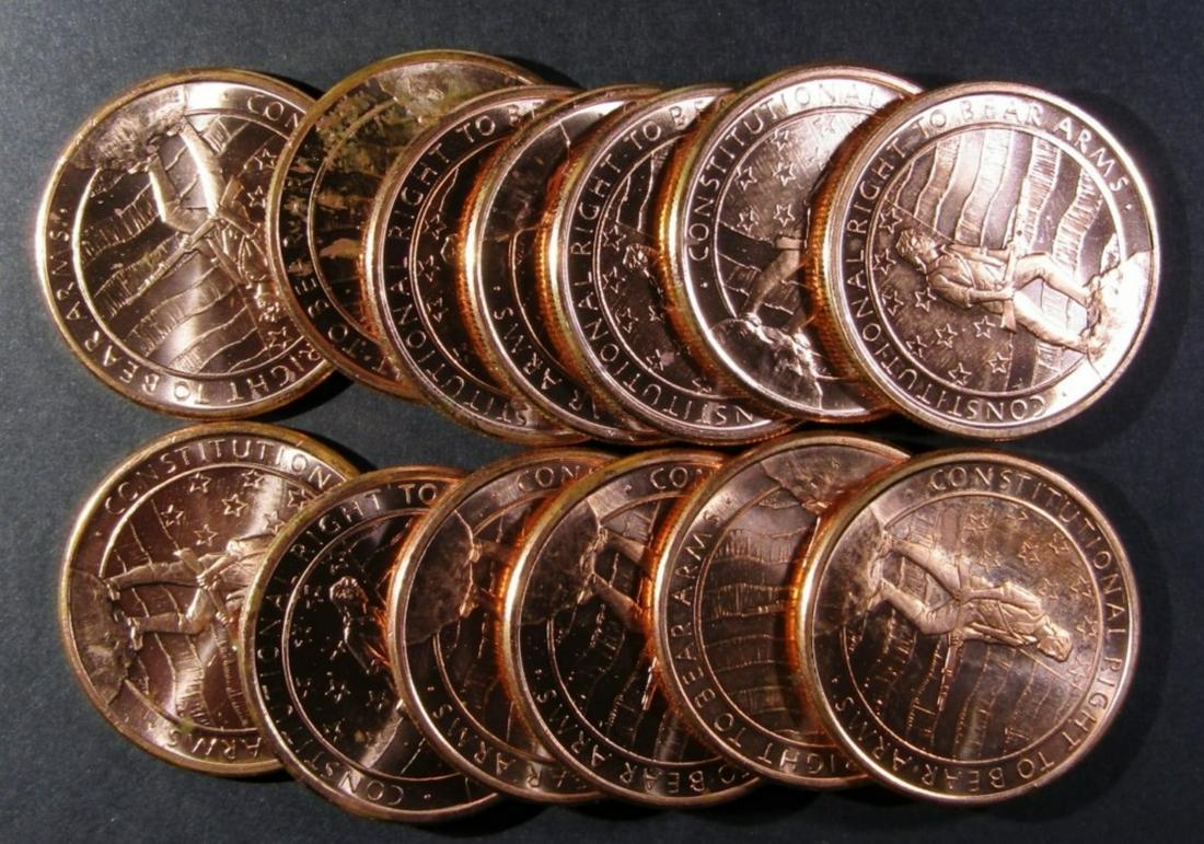 (13) 1oz .999 COPPER ROUNDS (1 of 2)