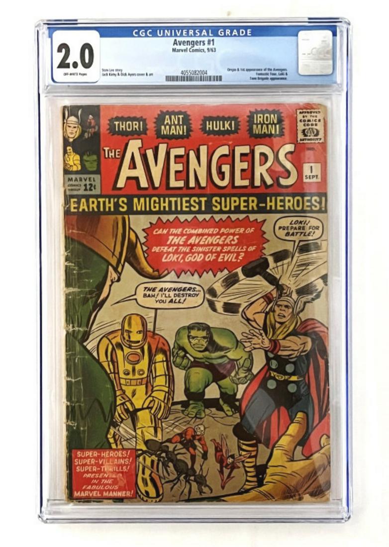 AVENGERS #1 (1963 Marvel)  CGC 2.0 (1 of 2)
