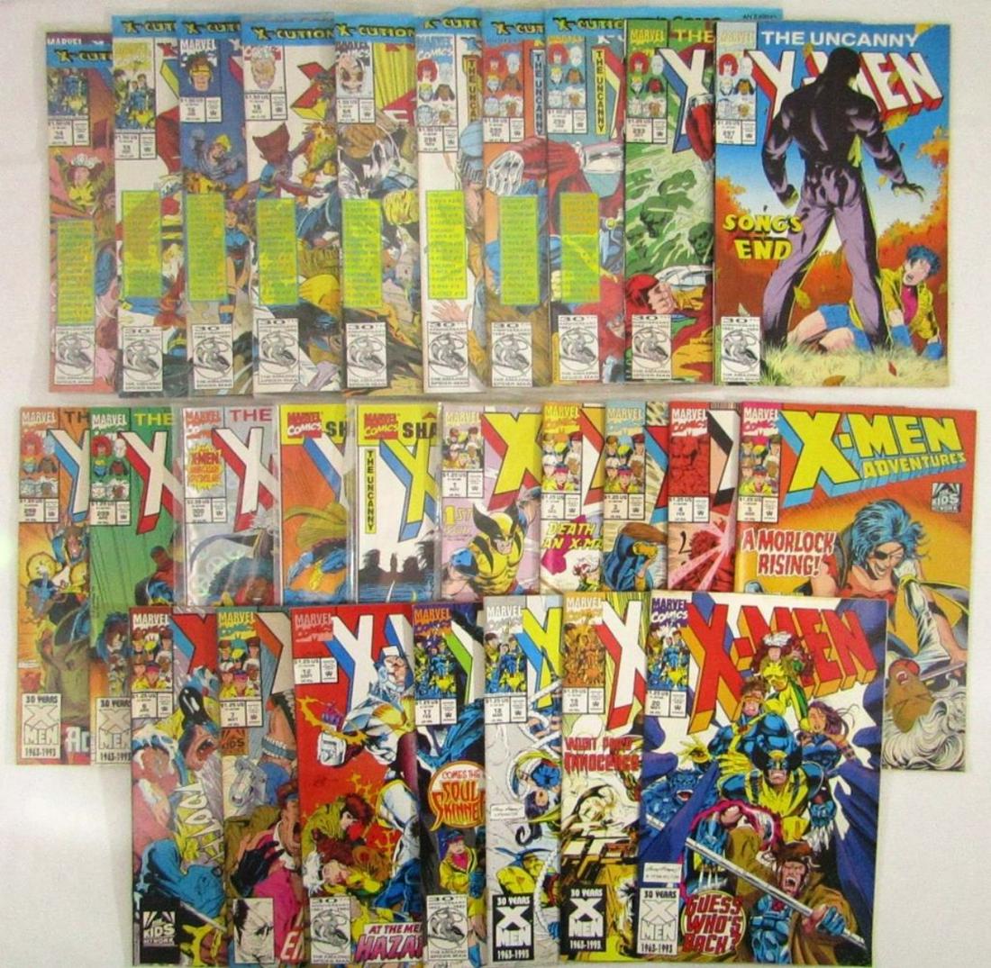 (27) MARVEL X-MEN COMIC LOT - ALL DIFFERENT (1 of 5)