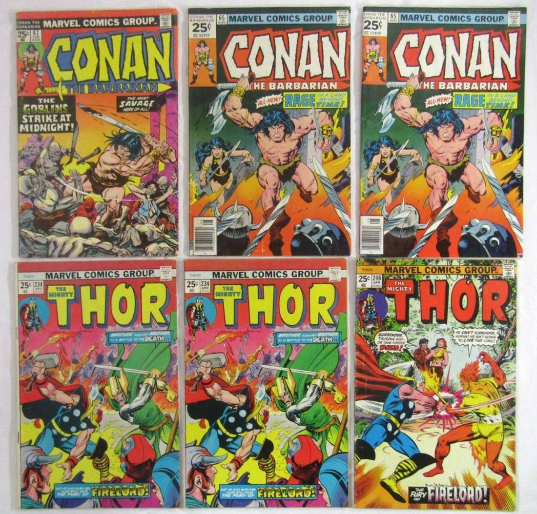 (6) MARVEL 25c COMICS: THE MIGHTY THOR (1 of 1)