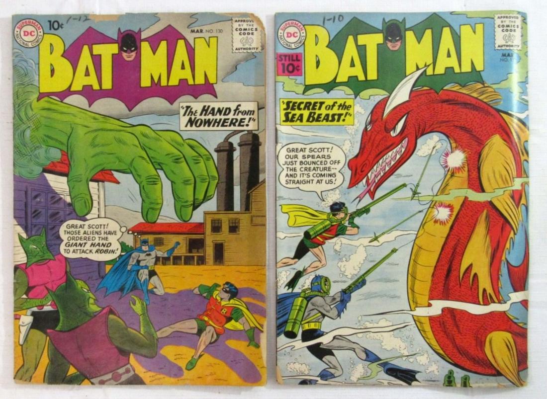 (2) 1960s DC BATMAN #130 & #138 (1 of 1)