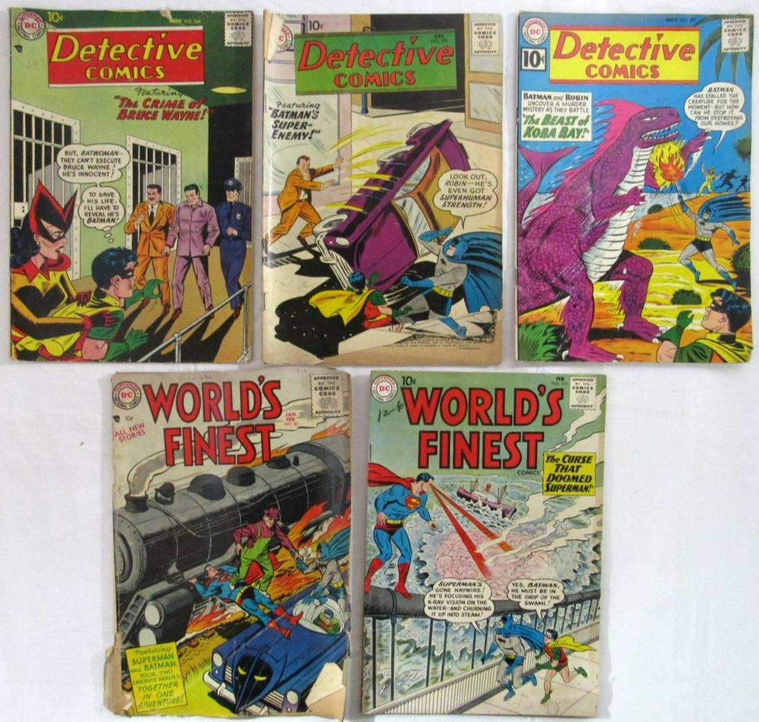 (5) DC 10c COMICS - WORLD'S FINEST & DETECTIVE (1 of 1)