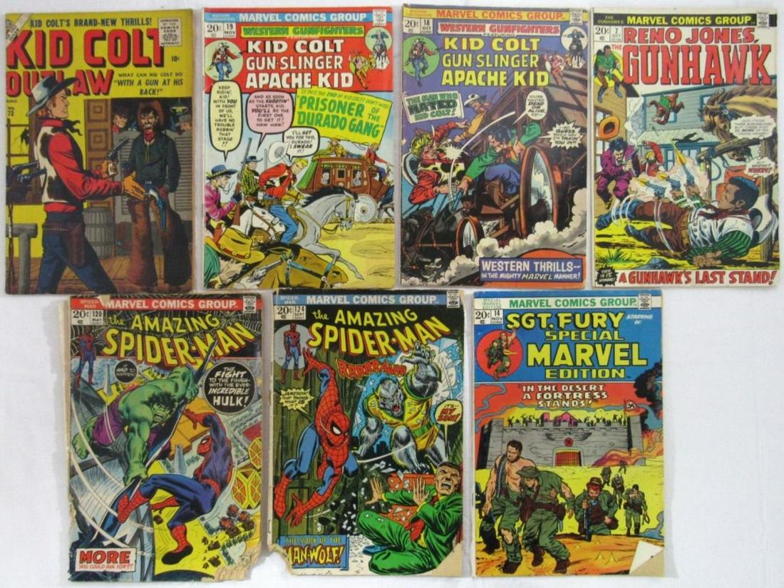 (7) VINTAGE COMICS - KID COLT, GUNHAWK, (1 of 1)