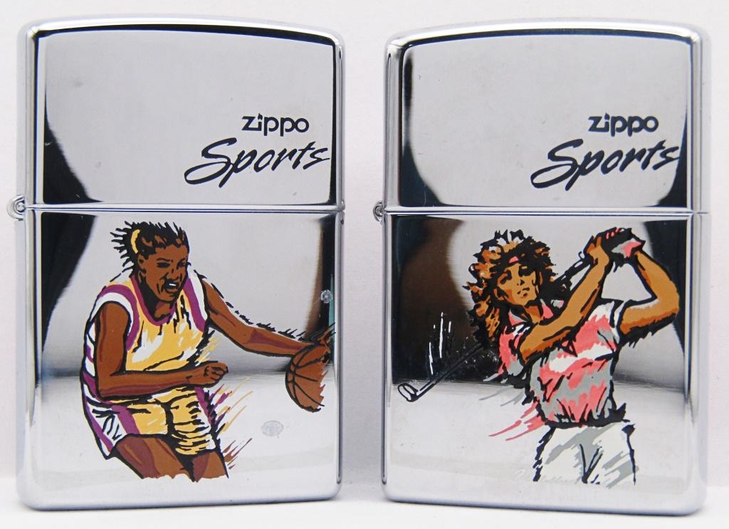 (2) 1998 Zippo Sports Basketball & Golf Lighters (1 of 3)
