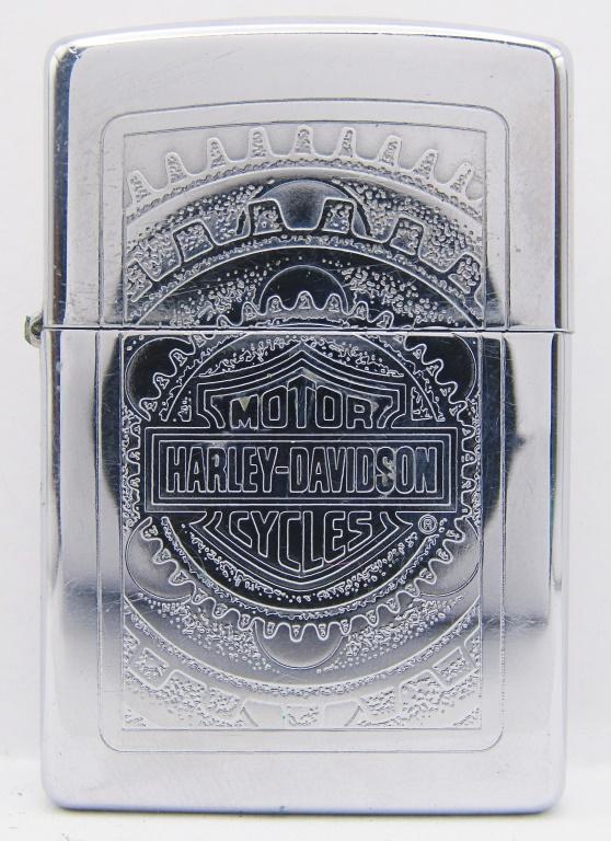 1997 Harley Davidson Gears  Chrome Zippo Lighter (1 of 4)