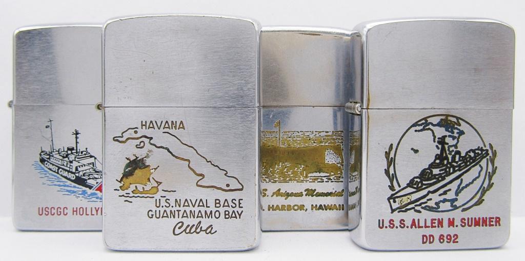 1960, 1963, 1969, 1974 Zippo Military Lighters - (1 of 9)