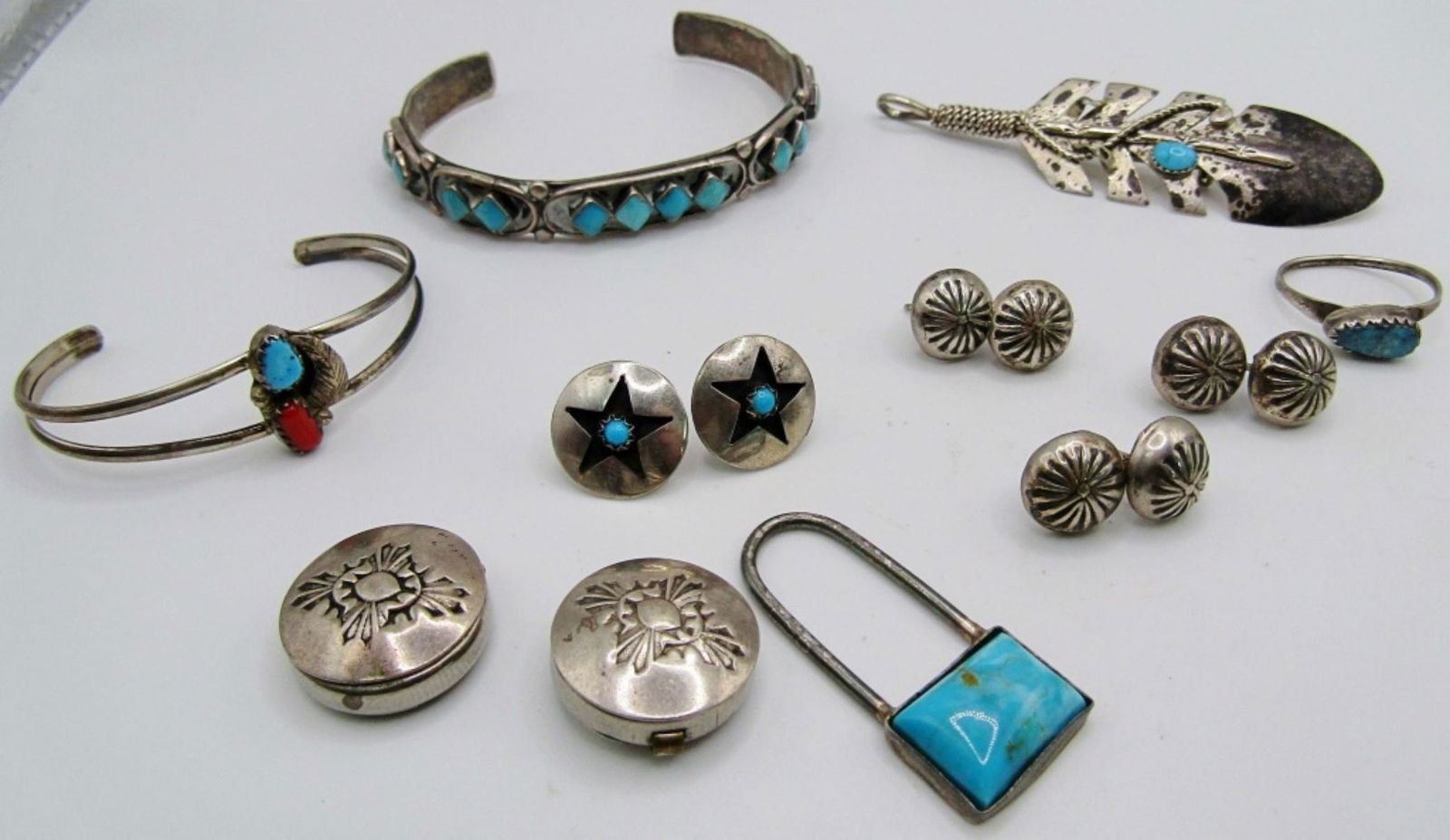 Southwest Sterling Jewelry Lot (1 of 9)